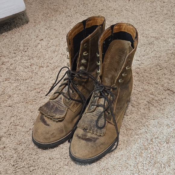 Ariat Womens‎ Leather Boots - Picture 1 of 7